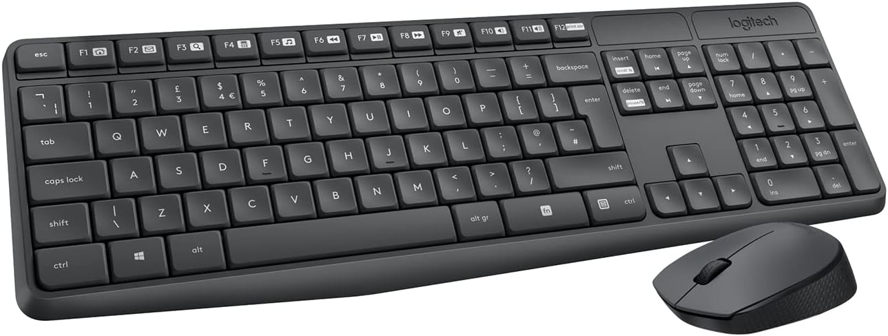 Logitech MK235 Combo Clavier Souris sans fil