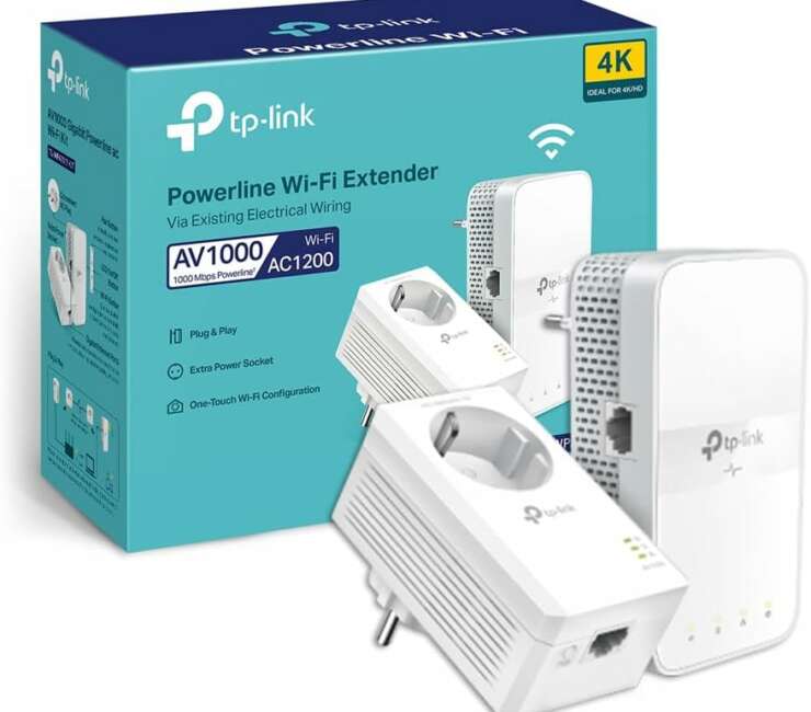 TP-Link CPL WiFi AC 1200 Mbps TL-WPA7617 KIT